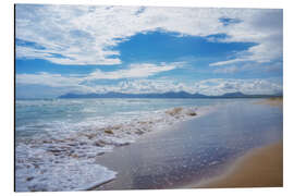 Aluminiumsbilde A day at the beach, Mallorca - Martin Podt