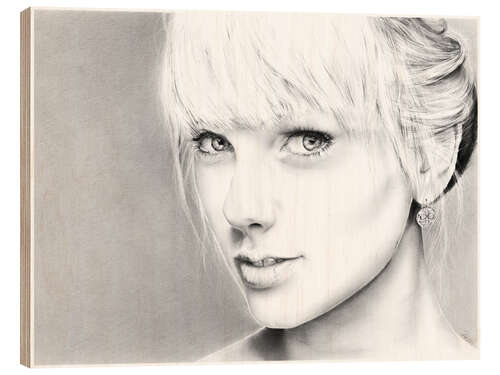 Holzbild Taylor Swift