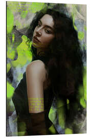 Aluminium print Charli XCX - Dmitry Belov