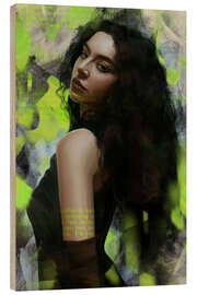 Holzbild Charli XCX - Dmitry Belov