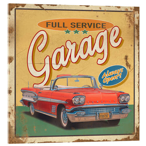 Cuadro de metacrilato Star Garage