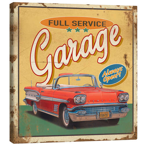 Canvas-taulu Star Garage