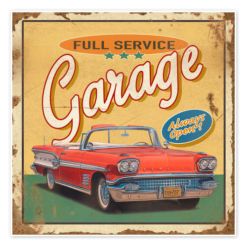 Plakat Star Garage