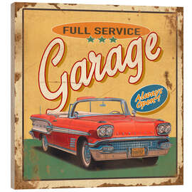 Puutaulu Star Garage - Georg Huber