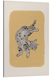 Magnettafel Graue Katze