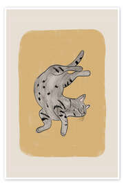 Stampa Grey Cat - Orara Studio