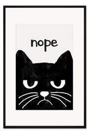 Gerahmter Kunstdruck Grumpy Cat