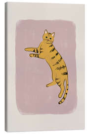 Canvastavla Yellow Cat