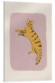 Stampa su plexi-alluminio Yellow Cat