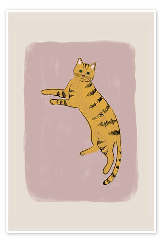Poster Yellow Cat