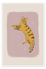 Stampa Yellow Cat - Orara Studio