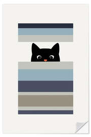 Wandsticker Hello Cat I