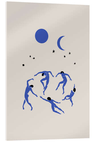 Acrylic print Blue Dancers
