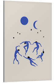 Magnettafel Blaue Tänzer