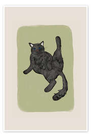 Stampa Black Cat - Orara Studio