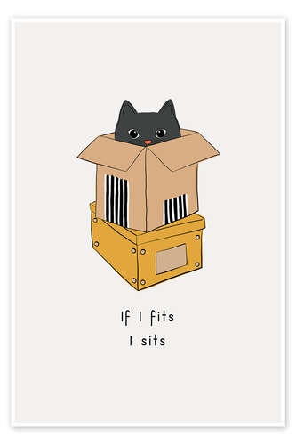Poster If I Fits I Sits