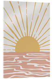 Quadro em acrílico Bohemian Sunshine - Orara Studio