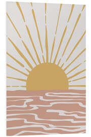 Hartschaumbild Böhmischer Sonnenschein