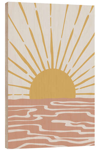 Cuadro de madera Bohemian Sunshine