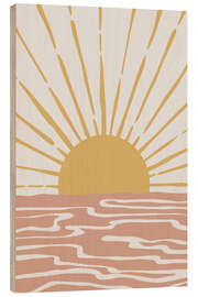 Cuadro de madera Bohemian Sunshine - Orara Studio