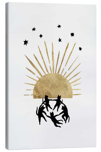 Canvas print Cat Cult