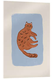 Akrylbilde Ginger Cat