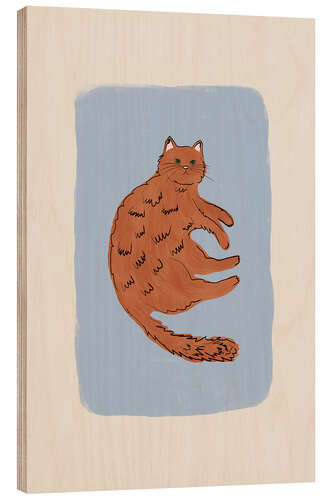 Obraz na drewnie Ginger Cat