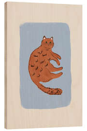 Obraz na drewnie Ginger Cat