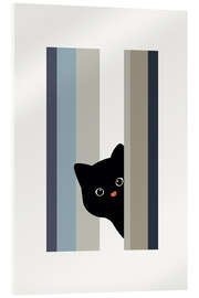 Acrylic print Hello Cat II - Orara Studio