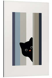 Cuadro de aluminio Hello Cat II - Orara Studio