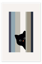 Stampa Hello Cat II - Orara Studio