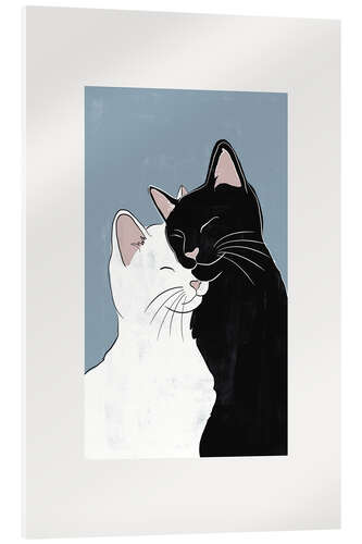 Acrylic print Cat Love