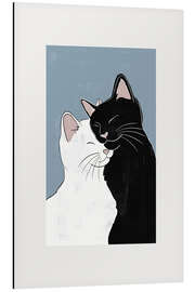Cuadro de aluminio Cat Love - Orara Studio