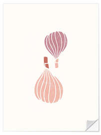 Självhäftande poster Root vegetable - Onion