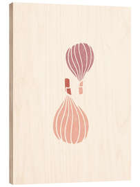 Cuadro de madera Root vegetable - Onion - Marta Munte