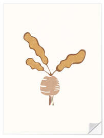 Vinilo para la pared Root vegetable - Beet - Marta Munte