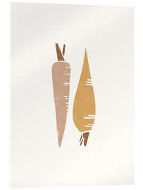 Acrylic print Root vegetable - Carrot - Marta Munte