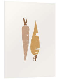Cuadro de PVC Root vegetable - Carrot - Marta Munte