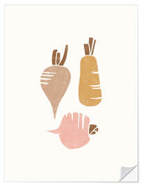 Självhäftande poster Root vegetable - Rutabaga