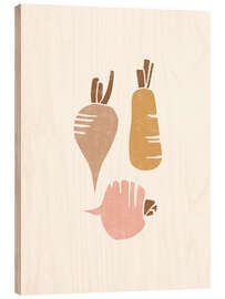 Obraz na drewnie Root vegetable - Rutabaga - Marta Munte
