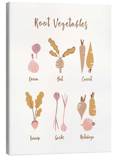 Lienzo Root Vegetables