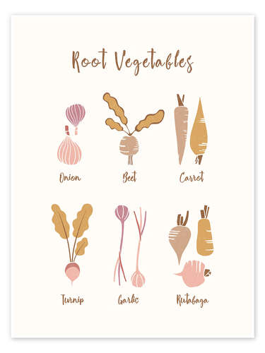 Póster Root Vegetables