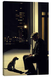 Canvas print Not alone in New York