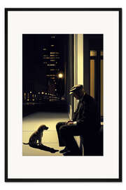 Gerahmter Kunstdruck Nicht Allein in New York