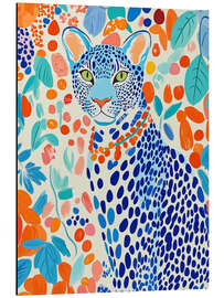 Obraz na aluminium Blue Leopard - Frank Daske