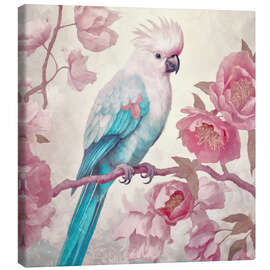 Canvas-taulu Pastel Cockatoo Garden - Andrea Haase