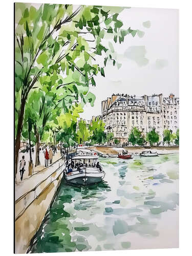 Obraz na aluminium The Seine River in Paris II