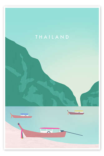 Poster Thailand - Travel Art