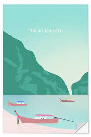 Wandsticker Thailand - Reisekunst