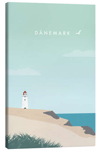 Lærredsbillede Denmark - Travel Art